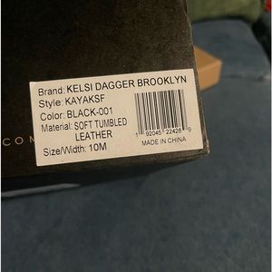 Size 10 Leather Bootie Kelsea Dagger Brooklyn Brand new in box